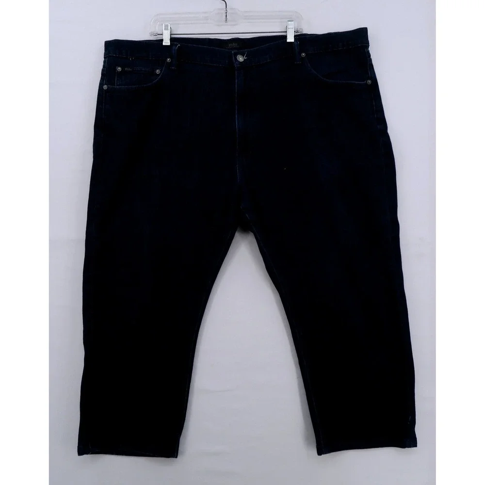 Polo Ralph Lauren Parkside Active Taper Jeans Men 46x30 Indigo Performance Denim